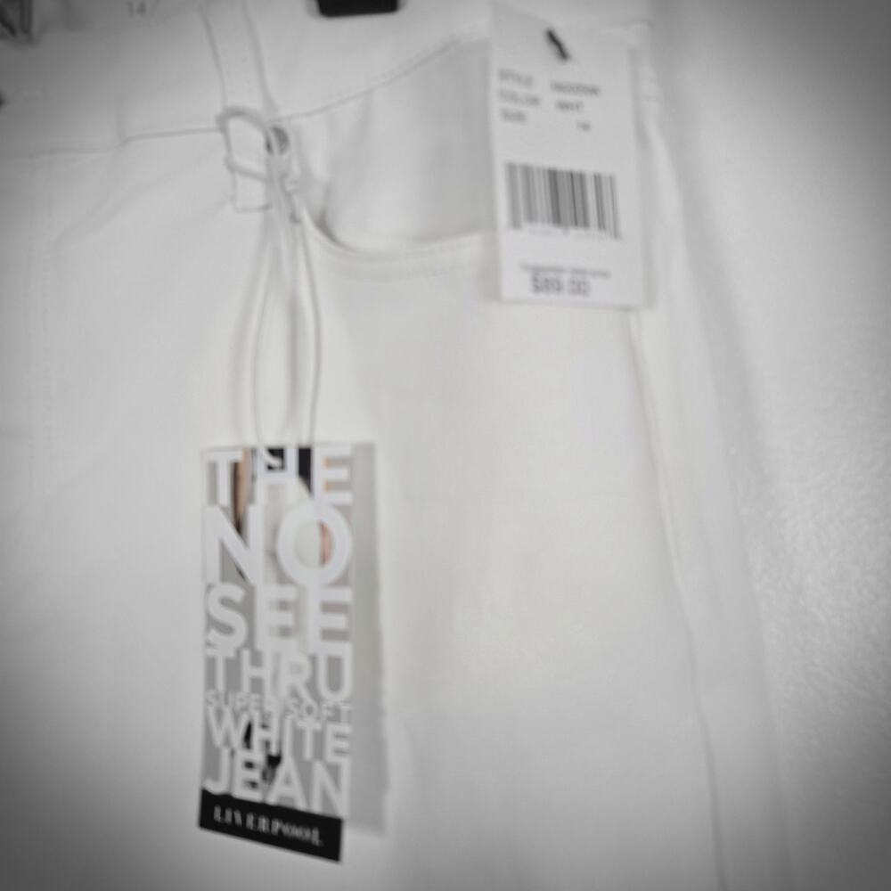 Liverpool NWT Ankle Skinny Jean White 14/32 - Picture 6 of 6